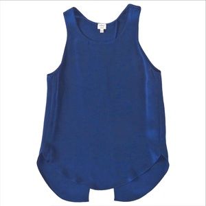 Aritzia Wilfred 100% Silk Sleeveless Open Back Top XXS